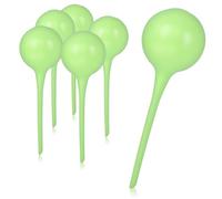 com-four® Riego automático 6X para Plantas de Interior - Dispensador de Agua para Plantas - Bola de riego para regar Flores - Hidrospike - 345 ml (03 Piezas - Verde)