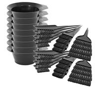 com four® set para teñir el cabello 32 piezas negro con pinceles y cuenco, kit para mezclar y aplicar color (Kit de coloración del cabello - 32 piezas)