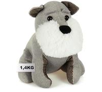 COM-FOUR® Tope de puerta - Soporte de puerta pesado con lindo diseño de perro - Accesorio funcional para vivir - Tope para ventanas y puertas (jacky el perro)