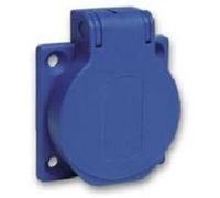 Coma - Base empotrar para cuadro y maquina ip-44 azul