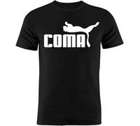 Coma T-Shirt Graphic Top Printed Shirt Short-Sleeve tee Mens Men