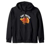 Coma Tacos - Día de Acción de Gracias Otoño Vacaciones Día del Pavo Sudadera con Capucha