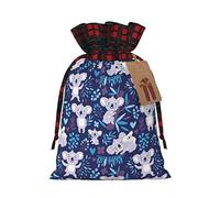 COMAAM Precioso Koala Coloreado Lino Bundle Bolsa de Regalo Bolsa de Almacenamiento Bolsa de Caramelo Conveniente Para Embalaje de Regalo de Fiesta