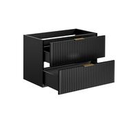 Comad Adel Black armario 80x46x57 cm suspendido, para lavabo negro ADEL BLACK 82-80-B-2S