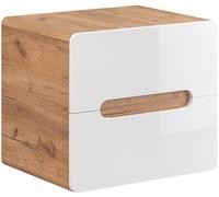 Comad Aruba White armario con encimera 60x46x53 cm suspendido, para lavabo blanco-roble ARUBAWHITE828-UN-60CMFSC