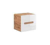 COMAD Mueble de Lavabo 60 cm Aruba White para Lavabo sobre encimera, Mueble de Lavabo Colgante, Color Blanco Brillo, Muebles de baño Modernos