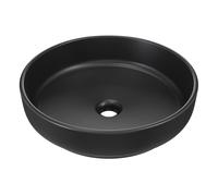 Comad River 1 lavabo 40x40 cm circular sobre encimera negro RIVER 1 BLACK MATT UN 40 ( E-6595 )