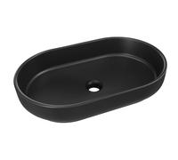 Comad River 2 lavabo 55x35 cm oval sobre encimera negro RIVER 2 BLACK MATT UN 55 ( E-6594 )