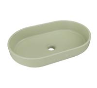 Comad River 2 lavabo 55x35 cm oval sobre encimera verde RIVER 2 OLIVE GREEN MATT UN 55 ( E-6594 )