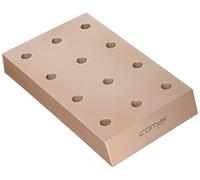 Comair 7001219 Golden Touch - Cepillos con pantalla en blanco
