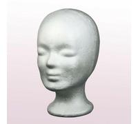 Comair Espuma Cabeza Normal 25,5 CM Cabeza de Espuma de Poliestireno