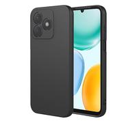 COMAKU Funda Compatible con Honor X5C Plus, Carcasa de Silicona Suave, Tacto Sedoso, Protección de Cámara, con Forro de Terciopelo a Prueba de Golpes Case - Negro