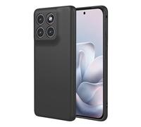 COMAKU Funda Compatible con Motorola Edge 70 Pro, Carcasa de Silicona Suave, Tacto Sedoso, Protección de Cámara, con Forro de Terciopelo a Prueba de Golpes Case - Negro