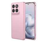 COMAKU Funda Compatible con Motorola Moto G37/Moto G47, Carcasa de Silicona Suave, Tacto Sedoso, Protección de Cámara, con Forro de Terciopelo a Prueba de Golpes Case - Rosa
