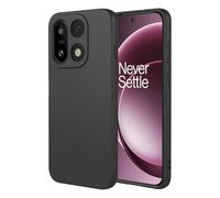 COMAKU Funda Compatible con OnePlus 15, Carcasa de Silicona Suave, Tacto Sedoso, Protección de Cámara, con Forro de Terciopelo a Prueba de Golpes Case - Negro