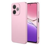 COMAKU Funda Compatible con OPPO A5 Pro 5G, Carcasa de Silicona Suave, Tacto Sedoso, Protección de Cámara, con Forro de Terciopelo a Prueba de Golpes Case - Rosa