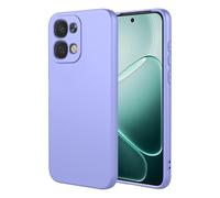 COMAKU Funda Compatible con OPPO A6 Pro 5G/4G, Carcasa de Silicona Suave, Tacto Sedoso, Protección de Cámara, con Forro de Terciopelo a Prueba de Golpes Case - Morado