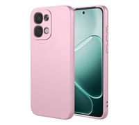 COMAKU Funda Compatible con OPPO A6 Pro 5G/4G, Carcasa de Silicona Suave, Tacto Sedoso, Protección de Cámara, con Forro de Terciopelo a Prueba de Golpes Case - Rosa