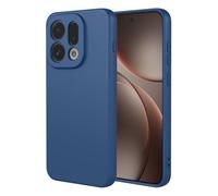 COMAKU Funda Compatible con OPPO Find X9, Carcasa de Silicona Suave, Tacto Sedoso, Protección de Cámara, con Forro de Terciopelo a Prueba de Golpes Case - Azul