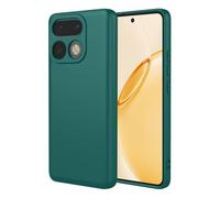 COMAKU Funda Compatible con Realme 16T, Carcasa de Silicona Suave, Tacto Sedoso, Protección de Cámara, con Forro de Terciopelo a Prueba de Golpes Case - Verde