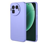 COMAKU Funda Compatible con Realme GT8 Pro, Carcasa de Silicona Suave, Tacto Sedoso, Protección de Cámara, con Forro de Terciopelo a Prueba de Golpes Case - Morado