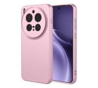 COMAKU Funda Compatible con Vivo X300 Pro, Carcasa de Silicona Suave, Tacto Sedoso, Protección de Cámara, con Forro de Terciopelo a Prueba de Golpes Case - Rosa
