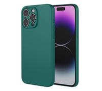 COMAKU Funda Compatible con Xiaomi Poco X8 Pro 5G, Carcasa de Silicona Suave, Tacto Sedoso, Protección de Cámara, con Forro de Terciopelo a Prueba de Golpes Case - Verde