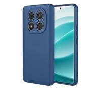 COMAKU Funda Compatible con Xiaomi Redmi Note 15 4G, Carcasa de Silicona Suave, Tacto Sedoso, Protección de Cámara, con Forro de Terciopelo a Prueba de Golpes Case - Azul