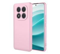 COMAKU Funda Compatible con Xiaomi Redmi Note 15 Pro+ Plus 5G, Carcasa de Silicona Suave, Tacto Sedoso, Protección de Cámara, con Forro de Terciopelo a Prueba de Golpes Case - Rosa