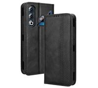 COMAKU Funda con Tapa ZTE Nubia Neo 3 GT 5G, Carcasa Movil Libro Antigolpes con Ranura para Tarjeta - Negro