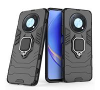 COMAKU Funda de Armor para el Huawei Nova Y90, Carcasa TPU+PC Antigolpes con Anillo Soporte - Negro
