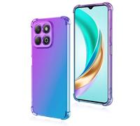 COMAKU Funda Honor X6b - Carcasa Ultraligera y Delgada de TPU con Protección a Prueba de Golpes, Elegante Diseño Transparente Degradado para Honor X6b - Azul Morado