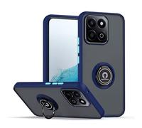 COMAKU Funda para Honor 200 Smart 5G, Anti-Scratch Carcasa con 360 Soporte Hard PC y Silicona TPU Bumper Antigolpes Case para Honor 200 Smart 5G - Azul Real