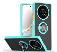 COMAKU Funda para Honor Magic 4 Lite 4G/5G, Anti-Scratch Carcasa con 360 Soporte Hard PC y Silicona TPU Bumper Antigolpes Case para Honor Magic 4 Lite 4G/5G - Cielo Azul