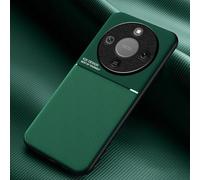 COMAKU Funda para Honor Magic 8 Lite/Honor X9d 5G, Ultrafino Textura Antideslizante PU + TPU Silicona Fundas Carcasa - Verde