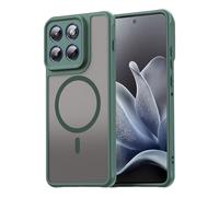 COMAKU Funda para Motorola Edge 70 5G, [Protección Lente Cámara] [Protección Militar] PC + TPU Silicona Magnética Translúcida Mate Trasera Fundas Carcasa, Verde
