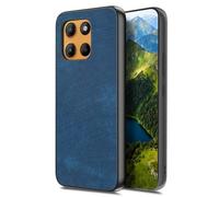 COMAKU Funda para Motorola Moto G15, PU Cuero + TPU Silicona Fundas Carcasa Case Cover - Azul