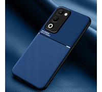 COMAKU Funda para OPPO A5M / OPPO A5 5G/4G, Ultrafino Textura Antideslizante PU + TPU Silicona Fundas Carcasa - Azul