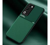 COMAKU Funda para OPPO A5M / OPPO A5 5G/4G, Ultrafino Textura Antideslizante PU + TPU Silicona Fundas Carcasa - Verde