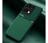 COMAKU Funda para OPPO A6 Pro 5G/4G, Ultrafino Textura Antideslizante PU + TPU Silicona Fundas Carcasa - Verde
