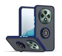 COMAKU Funda para OPPO Reno 12 FS 5G / Reno 12F 5G, Anti-Scratch Carcasa con 360 Soporte Hard PC y Silicona TPU Bumper Antigolpes Case para OPPO Reno 12 FS 5G / Reno 12F 5G - Azul Real