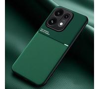 COMAKU Funda para OPPO Reno 16 FS 5G/Reno 16F 5G, Ultrafino Textura Antideslizante PU + TPU Silicona Fundas Carcasa - Verde