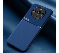 COMAKU Funda para Realme 11 Pro+ (Plus)/Realme 11 Pro 5G, Ultrafino Textura Antideslizante PU + TPU Silicona Fundas Carcasa - Azul
