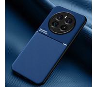 COMAKU Funda para Realme 12 Pro Plus (Pro+) / Realme 12 Pro 5G, Ultrafino Textura Antideslizante PU + TPU Silicona Fundas Carcasa - Azul