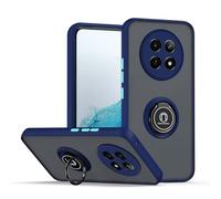 COMAKU Funda para Realme 12X 5G / 12, Anti-Scratch Carcasa con 360 Soporte Hard PC y Silicona TPU Bumper Antigolpes Case - Azul Real
