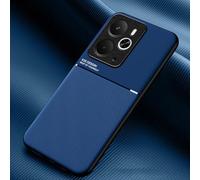 COMAKU Funda para Realme 14 5G / Realme 14T 5G, Ultrafino Textura Antideslizante PU + TPU Silicona Fundas Carcasa - Azul