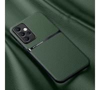 COMAKU Funda para Samsung Galaxy A52 / A52 5G / A52s 5G, Premium Ultrafino Textura Antideslizante PU + TPU Silicona Fundas Carcasa - Verde