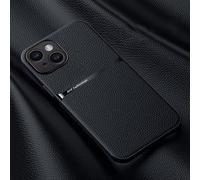 COMAKU Funda para Samsung Galaxy S26 Plus 5G (S26+ 5G), Premium Ultrafino Textura Antideslizante PU + TPU Silicona Fundas Carcasa - Negro