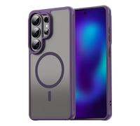 COMAKU Funda para Samsung Galaxy S26 Ultra, [Protección Lente Cámara] [Protección Militar] PC + TPU Silicona Magnética Translúcida Mate Trasera Fundas Carcasa, Púrpura