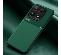 COMAKU Funda para Xiaomi 15T, Ultrafino Textura Antideslizante PU + TPU Silicona Fundas Carcasa - Verde